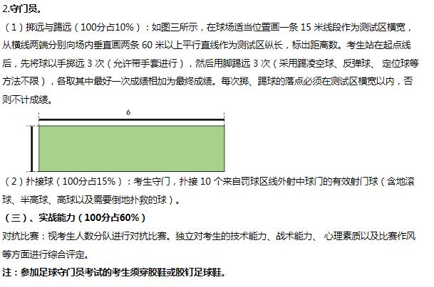 2020年江西科技师范大学招收高水平运动员专业专项测试大纲2